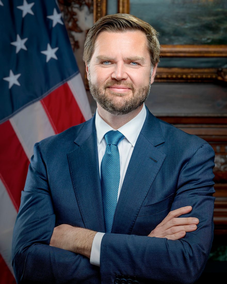 Official vice presidential portrait of J.D. Vance